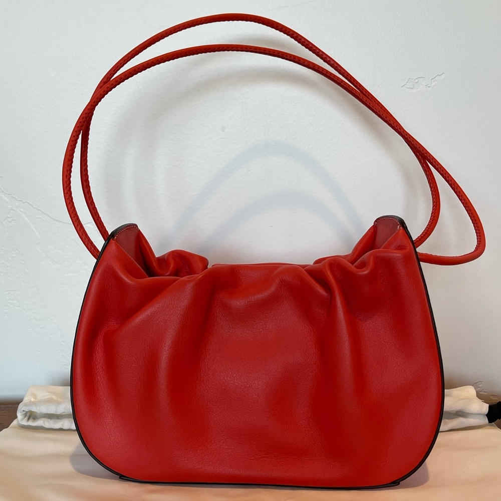 Staud Kiki Shoulder Bag Blood Orange - Picture 5 of 15